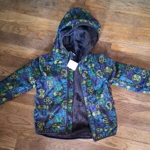 Colorful Kids Raincoat with Playful Print